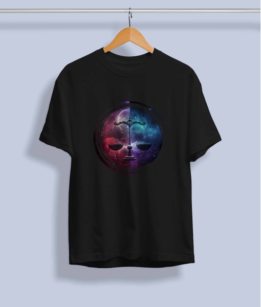 Мъжка тениска с илюстрация Зодия Везни - TShirtArtShop.com